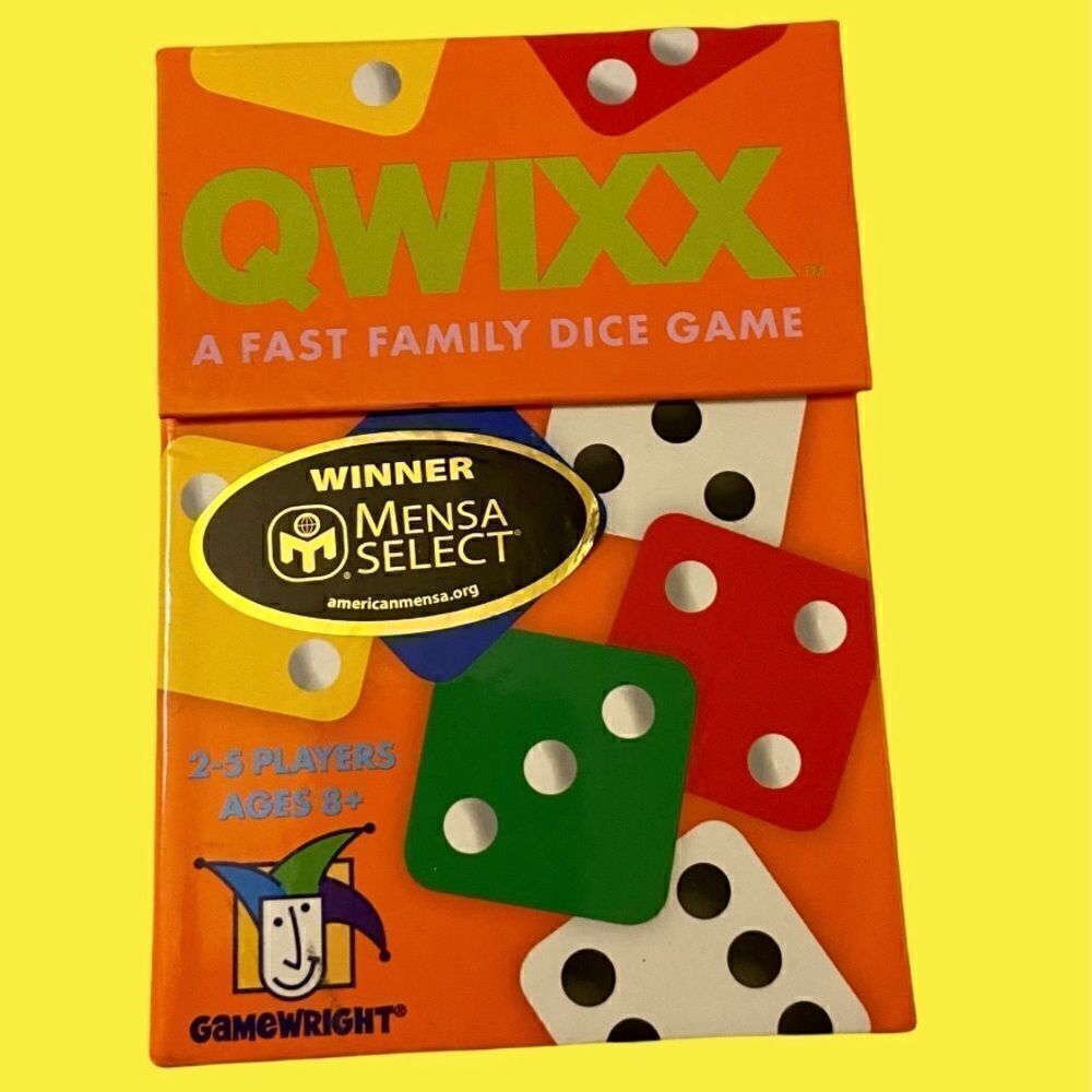 Qwixx A Fast Family Dice Game New with Tags